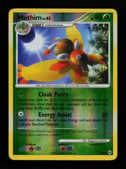Mothim 6/99 Reverse Holo Holo Rare Arceus Pokemon Cards - Image 1