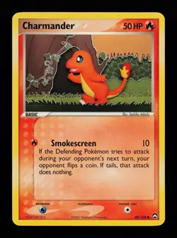 Charmander 48/108 Sachiko Adachi Common Power Keepers Pokemon Cards - Image 1