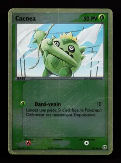Cacnea 58/100 Reverse Holo Common Sandstorm Pokemon Card - Image 1
