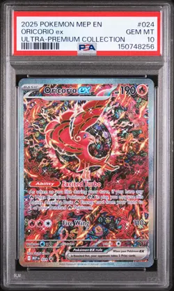 PSA 10 Oricorio EX MEP 024 Phantasmal Flames UPC Promo Pokemon - Image 1