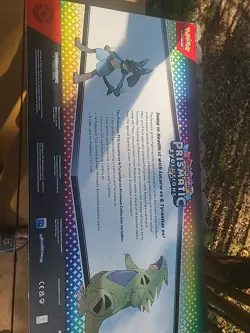 NEW Pokemon TCG Prismatic Evolutions Lucario & Tyranitar Ex Premium Collection - Image 2