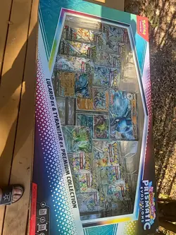 NEW Pokemon TCG Prismatic Evolutions Lucario & Tyranitar Ex Premium Collection - Image 4