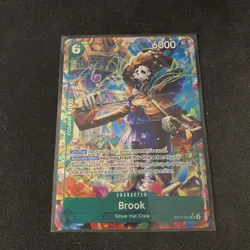pack fresh OP15-032 Brook SR Alt Art Adventure On Kamis Island One Piece - Image 1