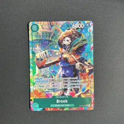 One Piece Card Game Brook OP15-032 OP-05 Alt Art Foil SR - Image 3