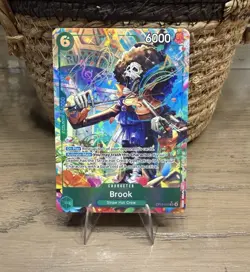 One Piece Card Game Brook OP15-032 OP-05 Alt Art Foil SR - Image 1
