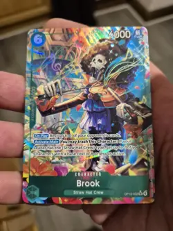 Brook Secret Rare Alt Art OP15-032 One Piece TCG English Card - Image 1