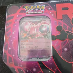 Pokemon TCG Team Rockets Mewtwo EX Tin - Factory Sealed - Image 2