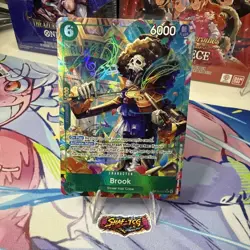 OP15-032 Brook SR Alt Art Adventure On Kamis Island One Piece TCG English Card - Image 1