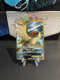 Pokemon TCG XY Evolutions Pidgeot EX Full Art Card 104/108 NM Condition - Image 1
