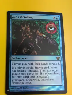 Zur's Weirding. FOIL Enchantmenbt.. MTG Card. - Image 2