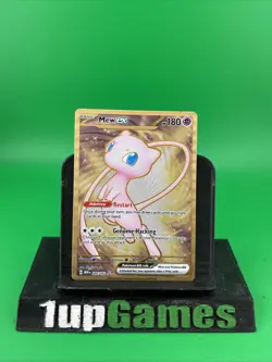 Pokemon TCG Mew EX Metal Gold NM 205/165 Scarlet & Violet 151 Promo Card - Image 1