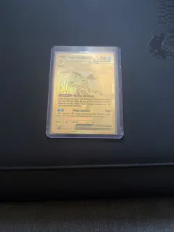 Mega Greninja ex 122/086 Gold Hyper Rare Near Mint Pokemon TCG Card - Image 1
