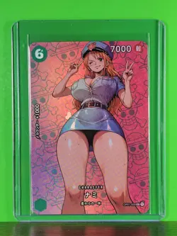 NAMI Waifu Goddess Prismatic Refractor Card CUSTOM MADE - Image 3