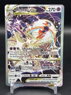 Deoxys VSTAR GG46/GG70 Crown Zenith: Galarian Gallery Holo Pokemon English NM - Image 1