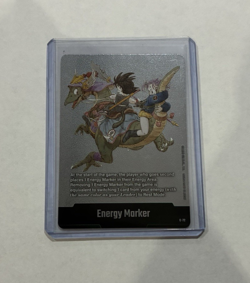Dragon Ball Energy Marker E-72 Silver Super Fusion World Game Card - Image 1