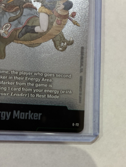 Dragon Ball Energy Marker E-72 Silver Super Fusion World Game Card - Image 3