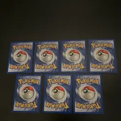 1st Edition TCG Base Set Portuguese 7-Card Lot Psyduck + - Image 2