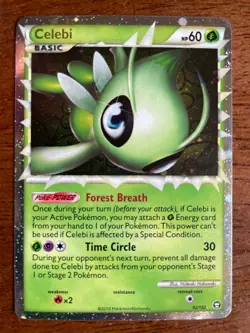 Celebi Prime Triumphant Full Art Holo Card NM - Image 1