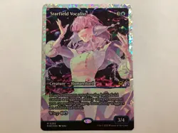 MTG Edge Of Eternities STARFIELD VOCALIST Showcase Fracture Foil NM (BIN) - Image 1