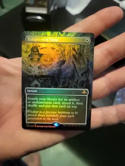 MTG Enlightened Tutor Borderless Foil DMR NM - Image 1