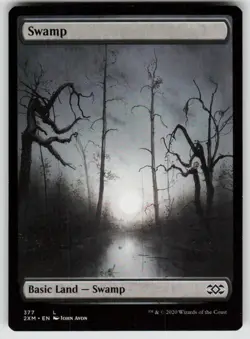 Swamp (377) 377 Land Double Masters Magic: The Gathering Near Mint - Image 1