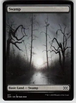 Swamp (377) 377 Land Double Masters Magic: The Gathering Near Mint - Image 1
