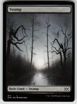 Swamp (377) 377 Land Double Masters Magic: The Gathering Near Mint - Image 1