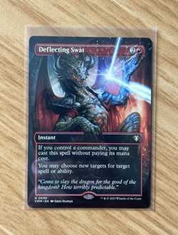 Deflecting Swat - Borderless - Commander Masters - MTG English - Image 1