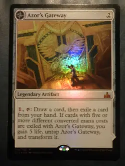 mtg magic azor's gateway FOIL ENGLISH portail d'azor premium rivals of ixalan - Image 1