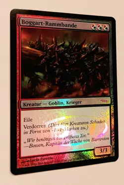 Mtg Magic: # FOIL # Boggart-Rammbande, Boggart Ram-Gang, DEUTSCH, Goblin - Image 2