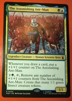 MTG: MARVEL SUPER HEROES, 0204, THE ASTONISHING ANT-MAN, REGULAR FINISH , MSH - Image 1