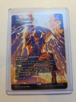 MTG - SWORD OF FIRE AND ICE [PATRIOTIC SHIELD] - MARVEL SUPER HEROES #M 0100 MAR - Image 1