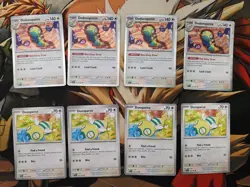 Pokemon TCG Dudunsparce 129/162 Holo (x4) + Dunsparce 156/193 (x4) Playset NM - Image 1