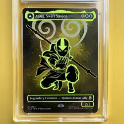 2025 MAGIC THE GATHERING AANG AND LA OCEAN'S FURY/AANG, SWIFT SAVIOR. ACE 10 GM - Image 3