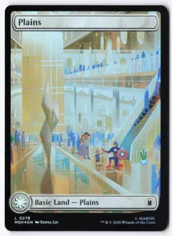 Plains (Full Art) 278 Foil Marvel Super Heroes - Image 1