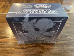 Pokemon TCG Pokemon Center Chilling Reign Elite Trainer Box Pair Sealed - Image 2