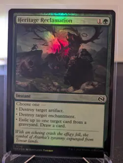 Heritage Reclamation 145 Common Tarkir: Dragonstorm Magic: The Gathering Foil NM - Image 1