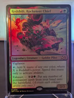 Redshift, Rocketeer Chief 218 Rare Aetherdrift Magic: The Gathering Foil NM - Image 1