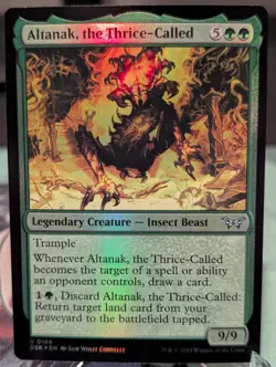Altanak, the Thrice-Called 166 Duskmourn: House of Horror Magic: The G Foil NM - Image 1