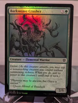 Barkweave Crusher 154 Common Dominaria United Magic: The Gathering Foil NM - Image 1