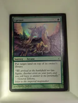 Uproot 149 Common Betrayers of Kamigawa Magic: The Gathering Foil Near Mint - Image 1