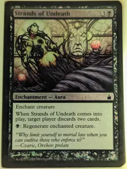 Strands of Undeath 108 Ravnica: City of Guilds Magic: The Gathering Foil NM - Image 1