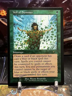 Veil of Summer (2348) ✨FOIL✨ [Secret Lair Back In My Day] MTG - Image 1
