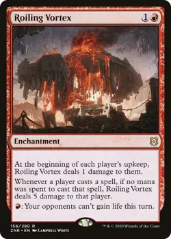 MTG [ZNR-156 Foil NM] Roiling Vortex - Image 1