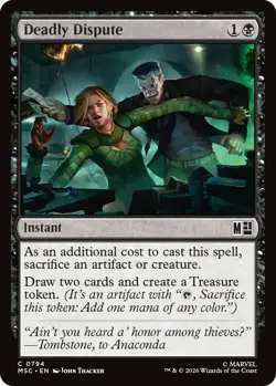 MTG - [MSC - 794] Deadly Dispute Foil - Commander: Marvel Super Heroes - Image 1