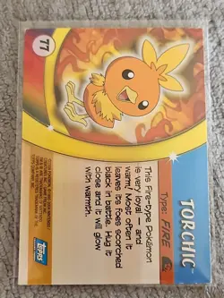 Pokemon 2004 Topps Advance Challenge Torchic #77 - Image 2