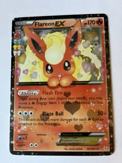 Pokemon TCG Flareon EX RC6/RC32 Radiant Collection Ultra Rare - Image 3