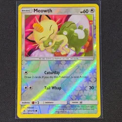 Meowth - 147/214 - Reverse Holo - Unbroken Bonds - Pokemon - NM/M - Image 1