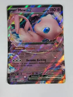 Pokemon Card 151 Mew EX 151/165 Near Mint - Image 1