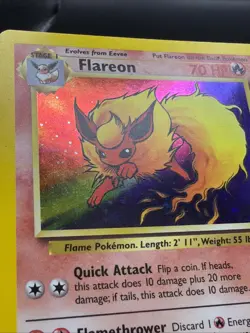 Flareon 03/64 Jungle Holo Pokemon TCG - Image 2